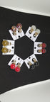 Glass Earring Jewellery (available in 8 colours)